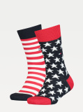 Multi 2-Pack Stars And Stripes Socks  Kids Unisex