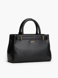 Black The American Icon Leather Crossbody Mini Tote Bag  Women