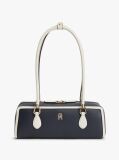 Blue Colour-Blocked Rectangular Shoulder Bag  Women