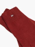 Red Hilfiger Flag Gloves With Wool  Women