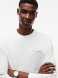 Μπεζ Μακρυμάνικο T-Shirt Σε Slim Γραμμή Με Λογότυπο  Άνδρες
