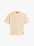Καφέ T-Shirt Jersey Σε Άνετη Γραμμή Με Λογότυπο στην Πλάτη  Άνδρες
