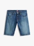 Denim Ronnie Faded Slim Denim Bermuda Shorts  Men