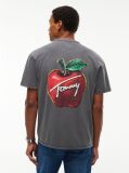 Μαύρο Άνετο T-Shirt Με Πίσω Signature Σχέδιο  Άνδρες