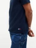 Μπλε Ottoman T-Shirt Με Waffle Πλέξη   Άνδρες