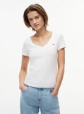 Beige V-Neck T-Shirt  Women