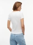 Beige V-Neck T-Shirt  Women