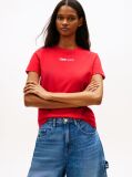 Red Logo Crew Neck T-Shirt  Women