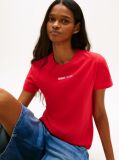 Red Logo Crew Neck T-Shirt  Women