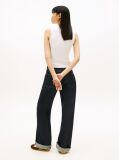 White Essential Logo Slim Ribbed Tank Top  Women