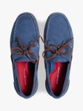 Blue Suede Boat Shoes  Men