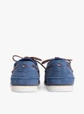 Blue Suede Boat Shoes  Men