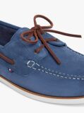 Blue Suede Boat Shoes  Men