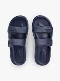 Blue Lightweight Pin Buckle Serrated Pool Slides  Men