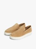 Beige Lightweight Suede Loafers  Men
