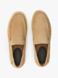 Beige Lightweight Suede Loafers  Men