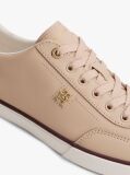 Ροζ Δερμάτινα Δετά Sneakers Με Μονόγραμμα  Γυναίκες