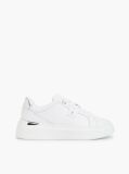 Άσπρο TH Monogram Δερμάτινα Sneakers Με Πλατφόρμα  Γυναίκες