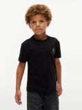 Black Shield Logo Appliqué T-Shirt  Boys