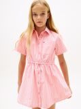 Multi Stripe Poplin Shirt Dress  Girls