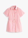 Multi Stripe Poplin Shirt Dress  Girls
