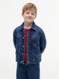 Denim Denim Trucker Τζάκετ Με Πίσω Σημαία  Παιδί Unisex