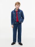 Denim Denim Trucker Τζάκετ Με Πίσω Σημαία  Παιδί Unisex