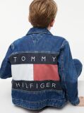 Denim Denim Trucker Τζάκετ Με Πίσω Σημαία  Παιδί Unisex