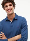 Blue 1985 TH Flex Regular Fit Long Sleeve Polo  Men