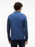 Blue 1985 TH Flex Regular Fit Long Sleeve Polo  Men