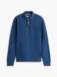 Blue 1985 TH Flex Regular Fit Long Sleeve Polo  Men