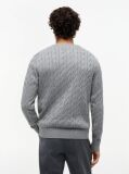 Grey Classics Cable Knit Relaxed Fit Jumper  Men