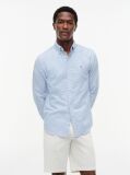 Μπλε Gingham Oxford Πουκάμισο Σε κανονική Γραμμή  Άνδρες