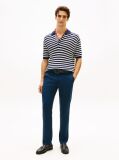 Blue Smart Casual Denton Straight Chinos  Men