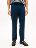 Blue Smart Casual Denton Straight Chinos  Men