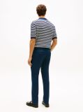 Blue Smart Casual Denton Straight Chinos  Men
