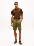 Green Twill Relaxed Cargo Bermuda Shorts  Men