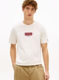 Μπεζ T-Shirt Με Heritage Λογότυπο Και Κλασική Λαιμόκοψη  Άνδρες
