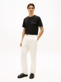 Black Global Stripe Pocket Pique Jersey T-Shirt  Men