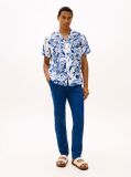 Multi Regular Fit Floral Print Linen Short Sleeve Shirt  Men