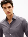 Black Slim Fit Micro Print Short  Men