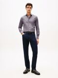 Black Slim Fit Micro Print Short  Men