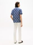 Multi Regular Fit Pure Linen Short Sleeve Shirt  Men