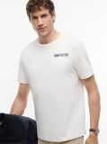 Μπεζ T-Shirt Με Πίσω Σχέδιο  Άνδρες