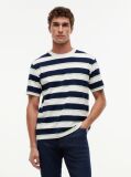 Multi Mixed Stripe Relaxed Jersey T-Shirt  Men