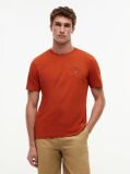 Orange Logo Jersey Crew Neck T-Shirt  Men