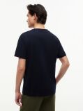 Μπλε T-Shirt Με Λογότυπο Και Κλασική Λαιμόκοψη  Άνδρες