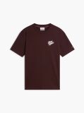 Καφέ T-Shirt Με Κλασική Λαιμόκοψη Και Πίσω Σχέδιο  Άνδρες