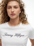 White Logo T-Shirt  Women