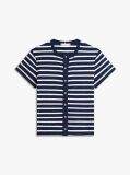 Multi Slim T-Shirt Με Χρυσά Κουμπιά  Γυναίκες